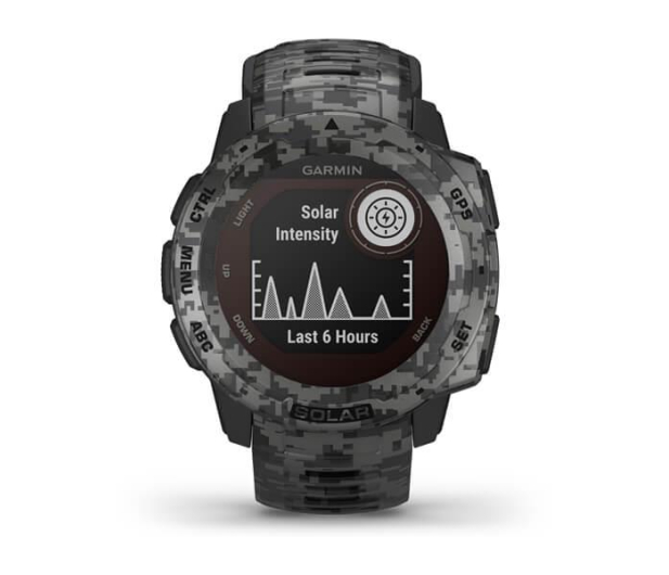 Garmin Instinct Solar Camo Edition grafitowy moro - 578832 - zdjęcie 3